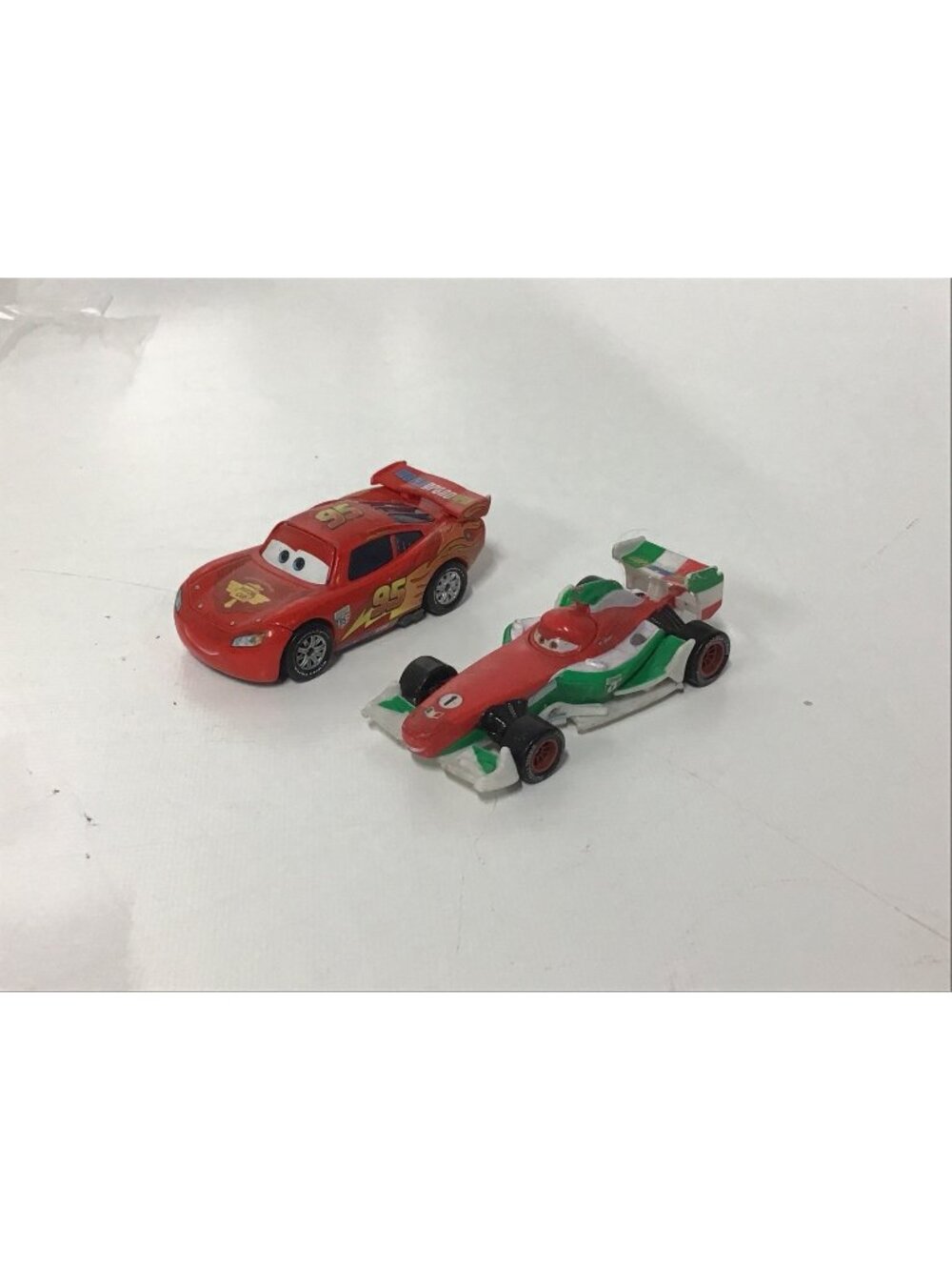 Disney Pixar Cars 1:55 World Grand Prix Francesco, McQueen, Loose